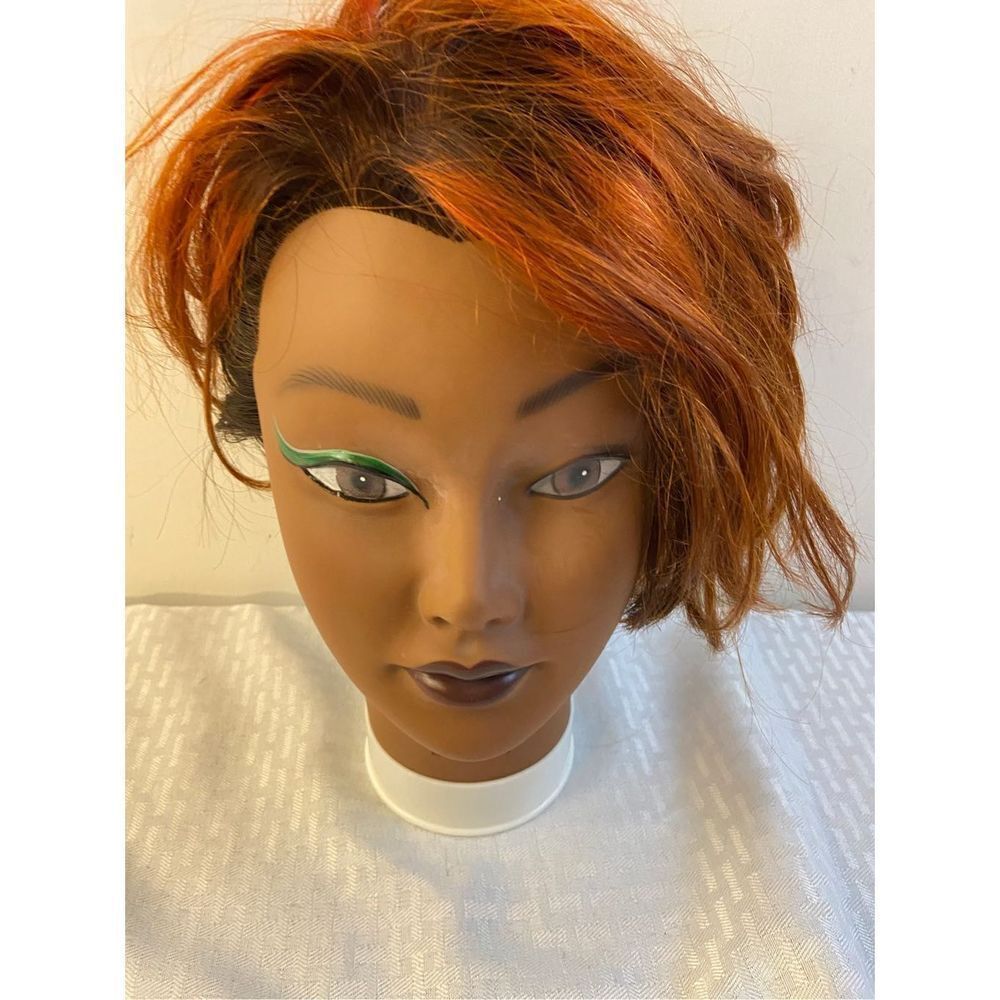 Tina African American mannequin head‎